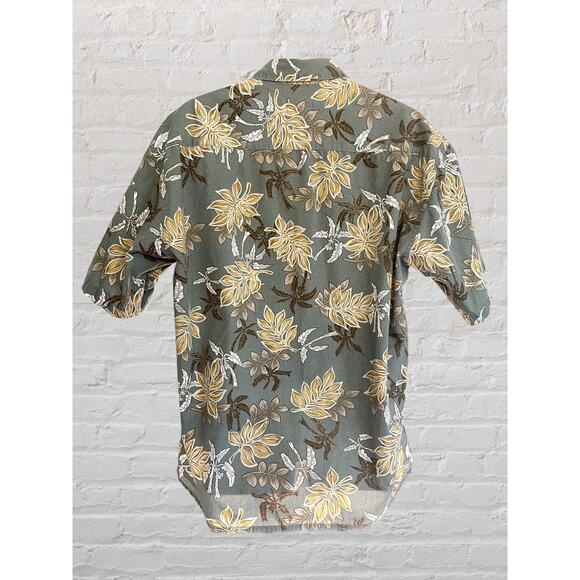 Pierre Cardin Tropical Print Short Sleeve Button Up XL, Beach, Vacation, Cruise - Picture 2 of 4